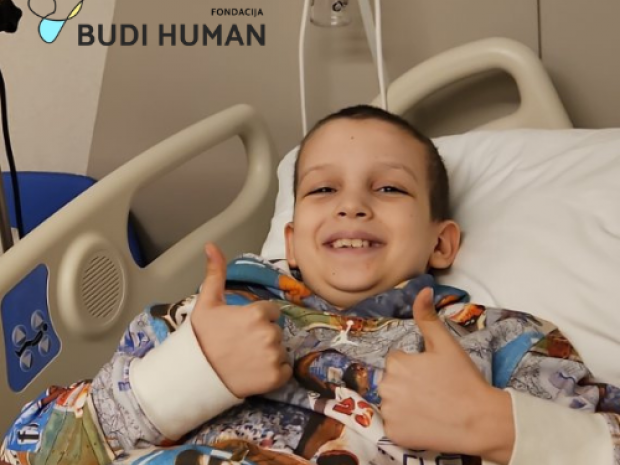 Fondacija Budi human nastavlja da bude uz Feđu koji se bori sa tumorom na mozgu: upućeno dodatnih 2.500 eura pomoći!